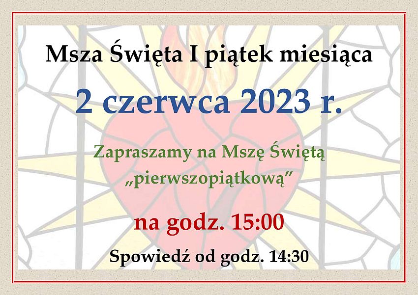 I piątek miesiąca - Czerwiec/2023 - zdjęcie 1